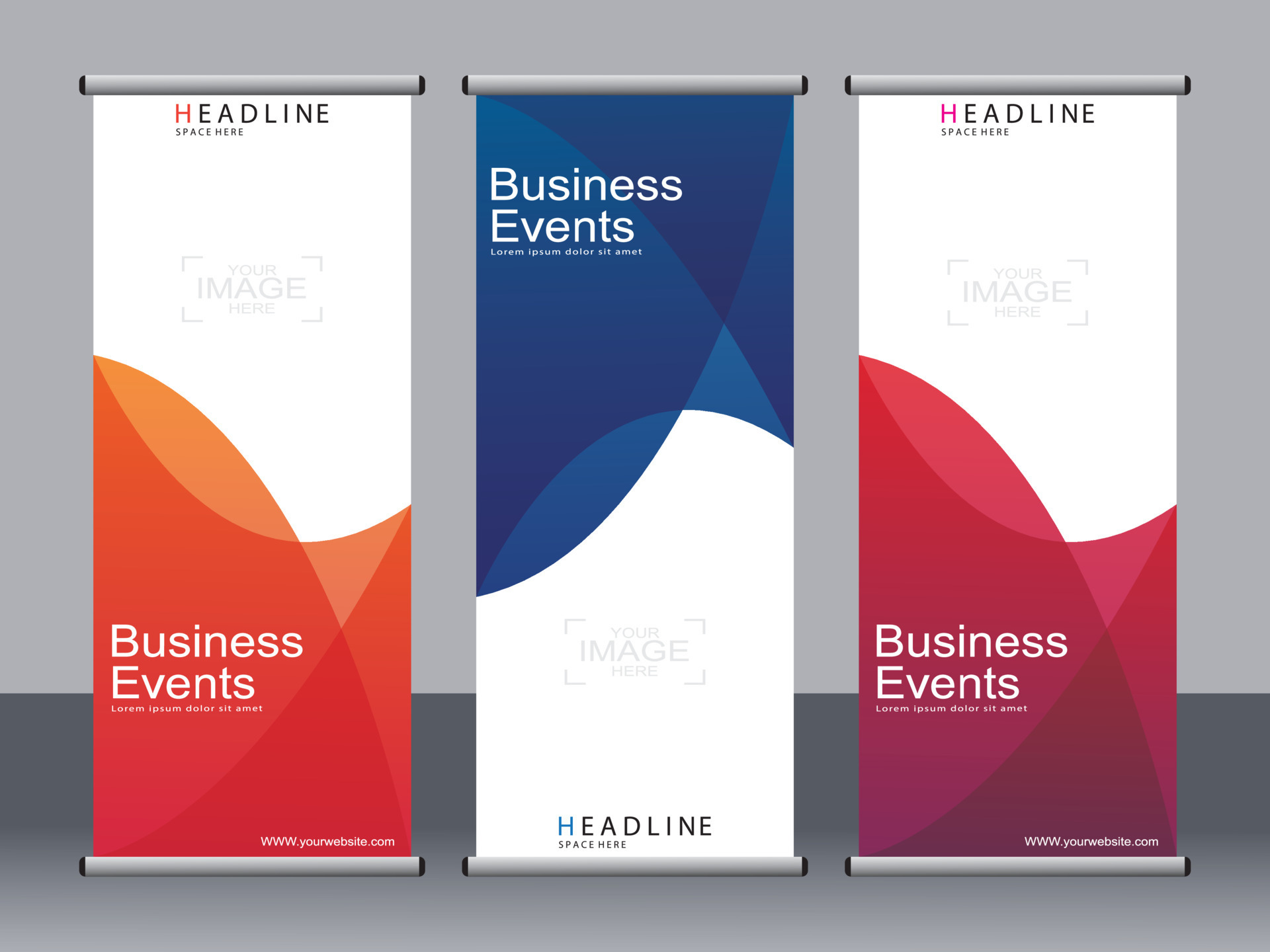 conjunto de banner de negocios plantilla de banner standee 9007714 conjunto de banner de negocios plantilla de banner standee 9007714