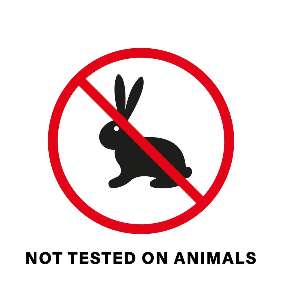 No Tested on Animals, Cruelty Free Silhouette Icon. Bunny and Stop Sign Not Trial Animals Stamp. Stop Torture Symbol. Cosmetic Product No Test on Hare. No Cruelty. Isolated Vector Illustration. 9008904 Vector No Tested on Animals, Cruelty Free Silhouette Icon. Bunny and Stop Sign Not Trial Animals Stamp. Stop Torture Symbol. Cosmetic Product No Test on Hare. No Cruelty. Isolated Vector Illustration. 9008904 Vector