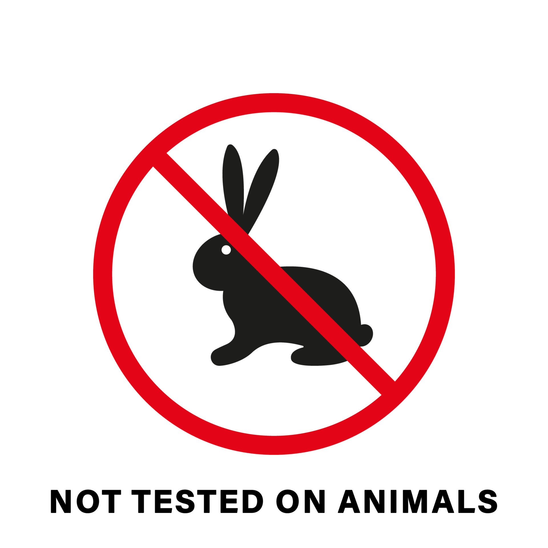 No Tested on Animals, Cruelty Free Silhouette Icon. Bunny and Stop Sign Not  Trial Animals Stamp. Stop Torture Symbol. Cosmetic Product No Test on Hare.  No Cruelty. Isolated Vector Illustration. 9008904 Vector