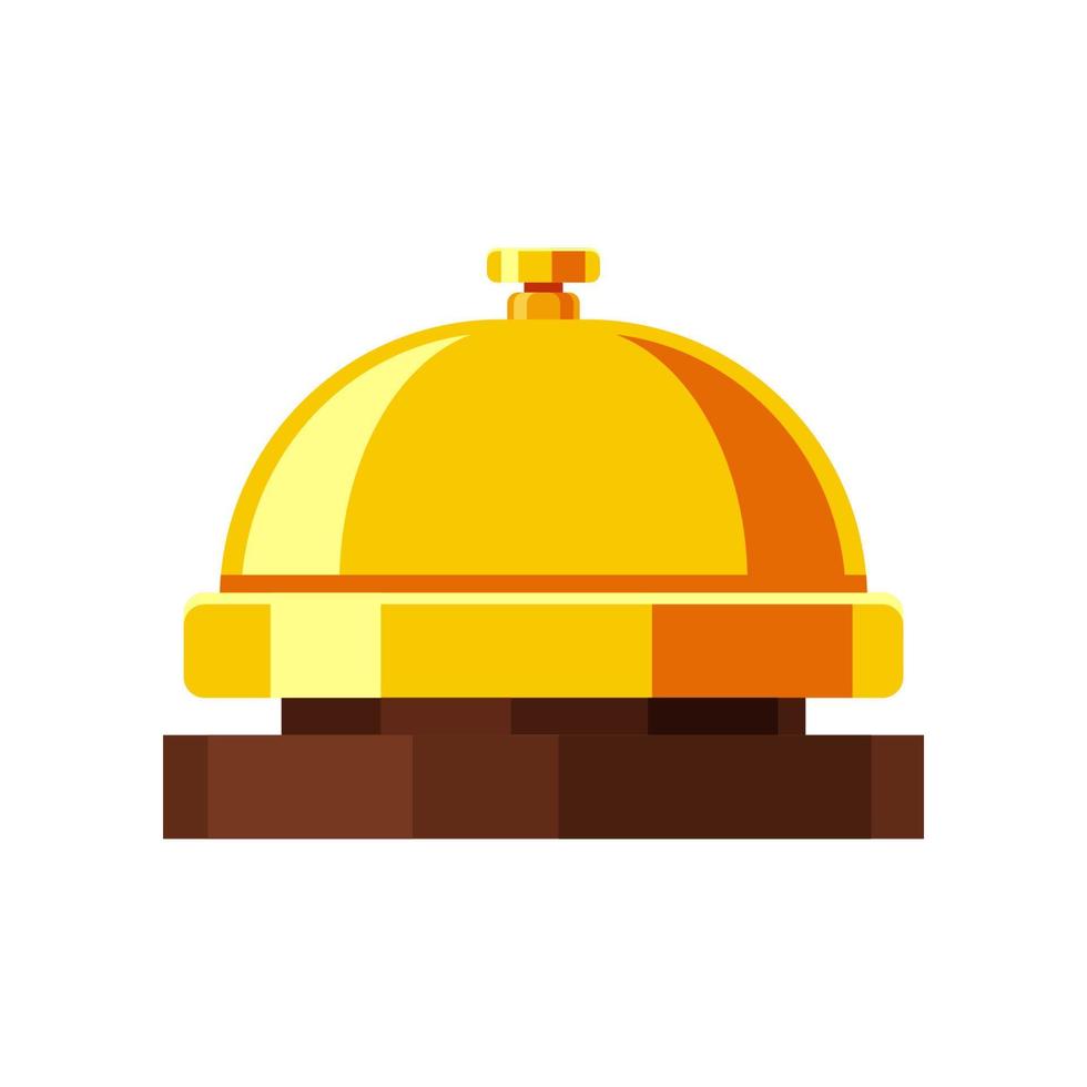 Desk bell vector isolated