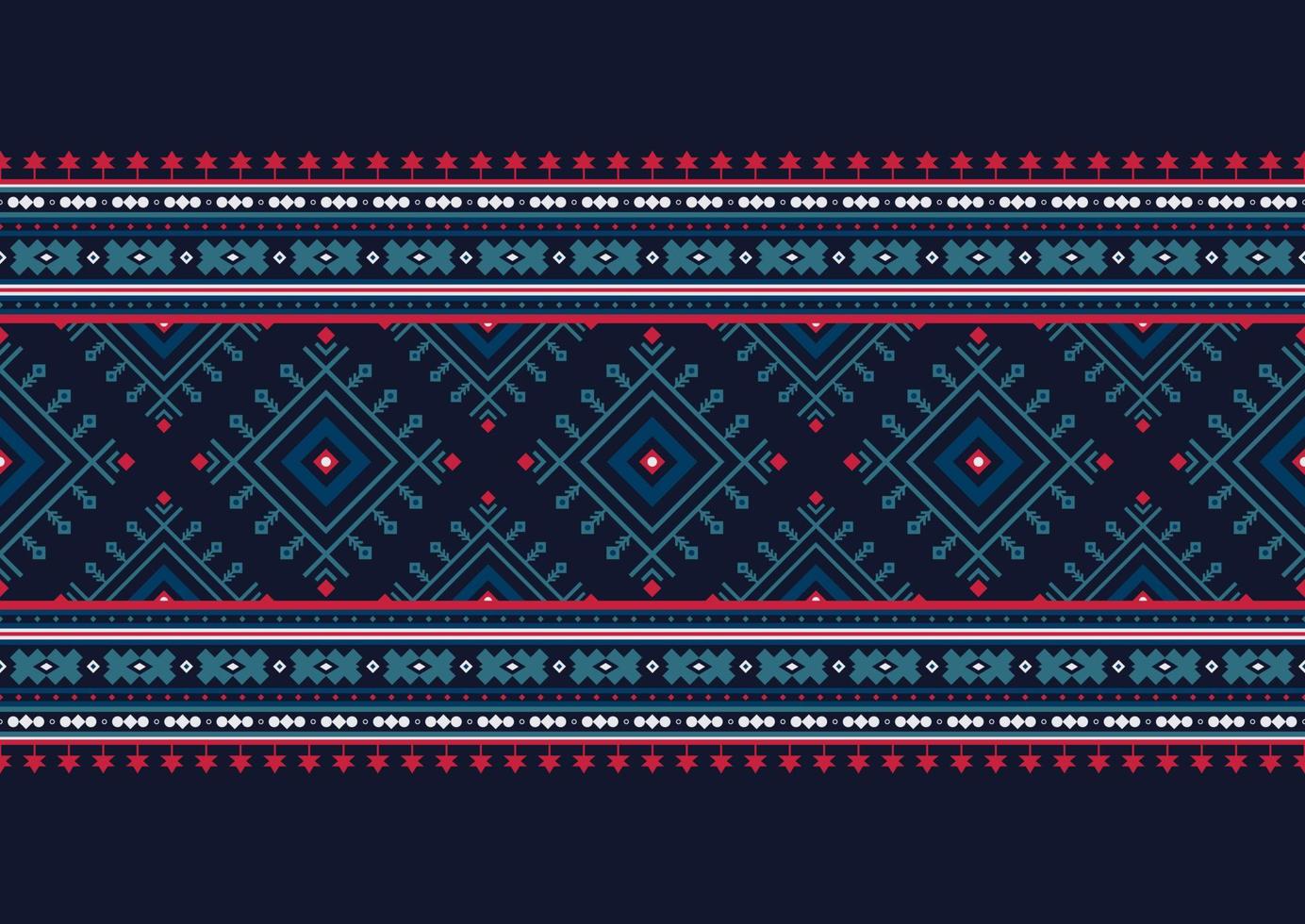 Fondo geométrico del modelo oriental étnico. diseño de textura, envoltura, ropa, batik, tela, papel tapiz y fondo. diseño de bordado de patrones. vector