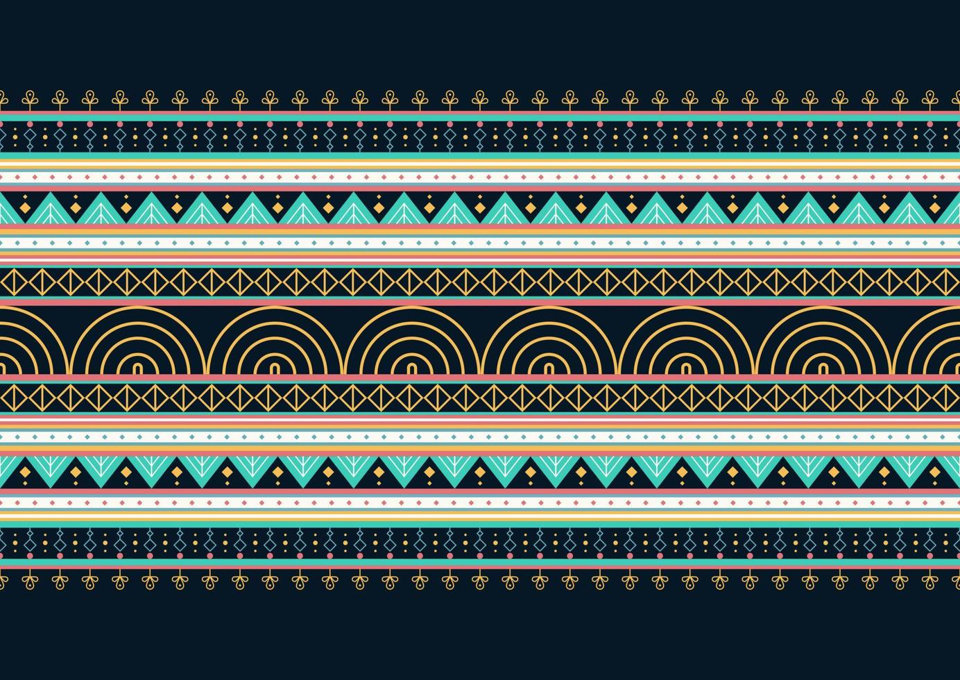 Geometric ethnic oriental pattern background. Design for texture, wrapping, clothing, batik, fabric, wallpaper and background. Pattern embroidery design. vector