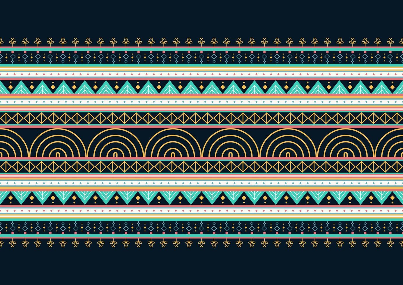 Fondo geométrico del modelo oriental étnico. diseño de textura, envoltura, ropa, batik, tela, papel tapiz y fondo. diseño de bordado de patrones. vector