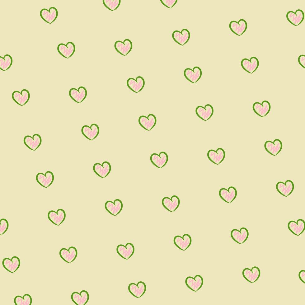 Abstract colored love pattern on soft yellow background Cute loves  wallpaper free vector 9009826 Vector Art at Vecteezy