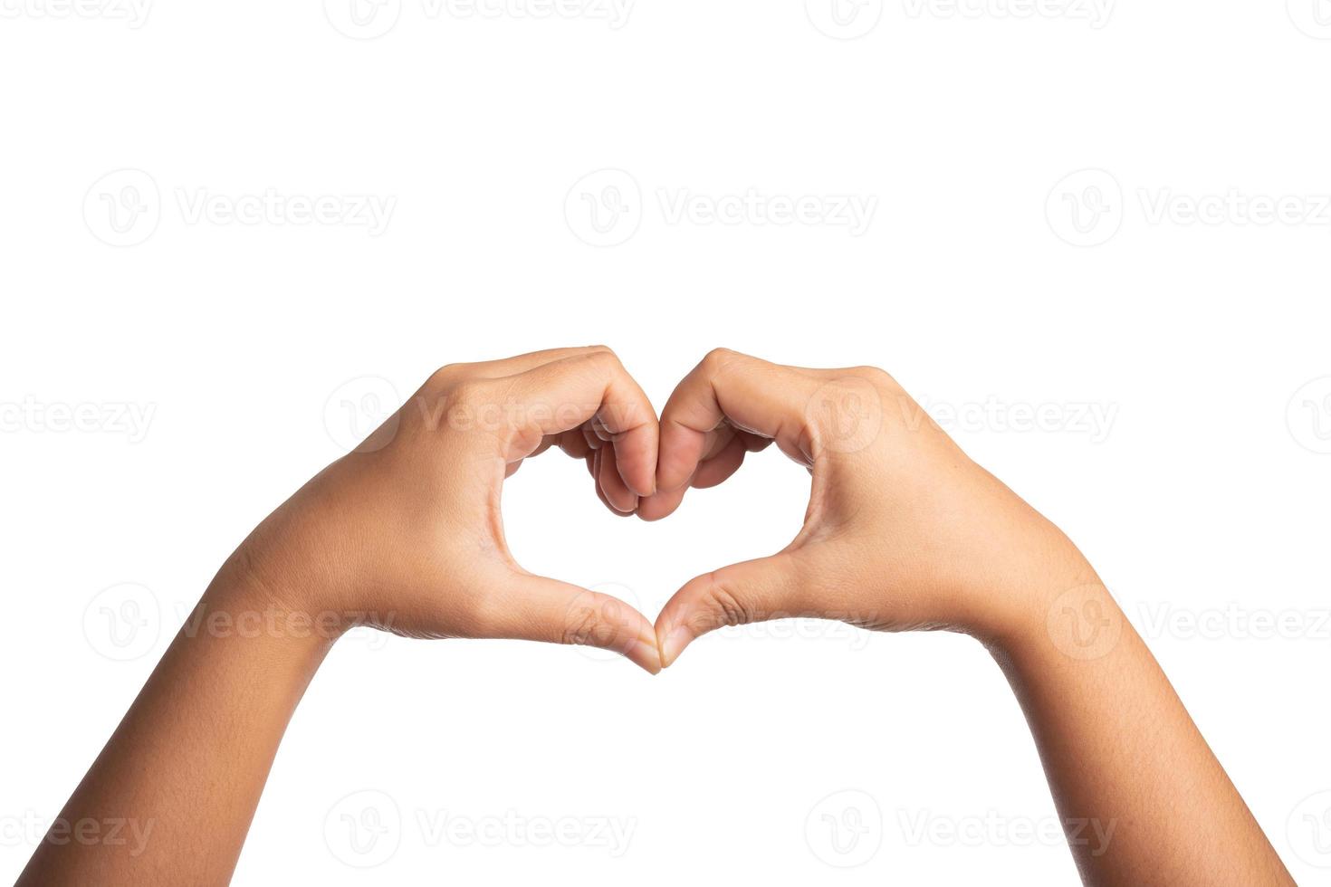 Love concept isolated on the white backgrounds photo