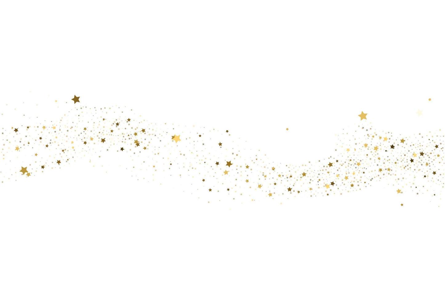 Light gold and light silver glitter confetti background. vector