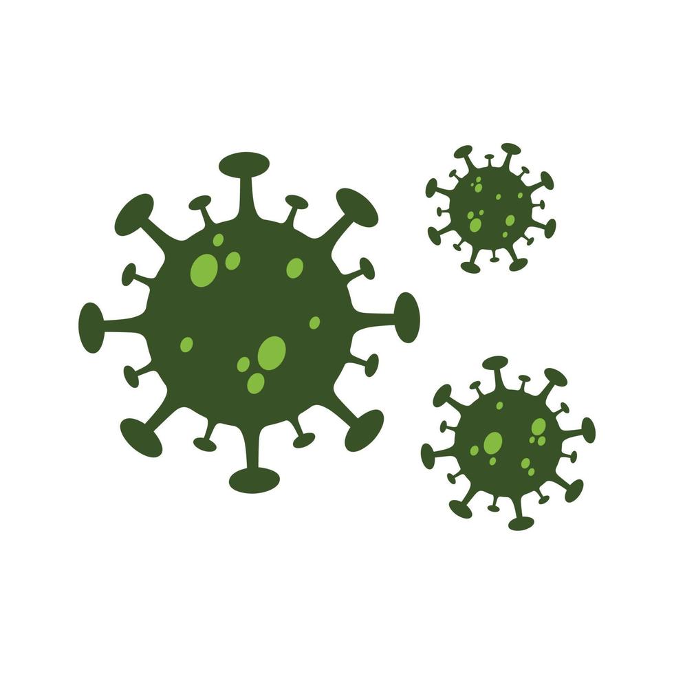 204.epsBacterial Virus Vector Illustration For Health Care Design