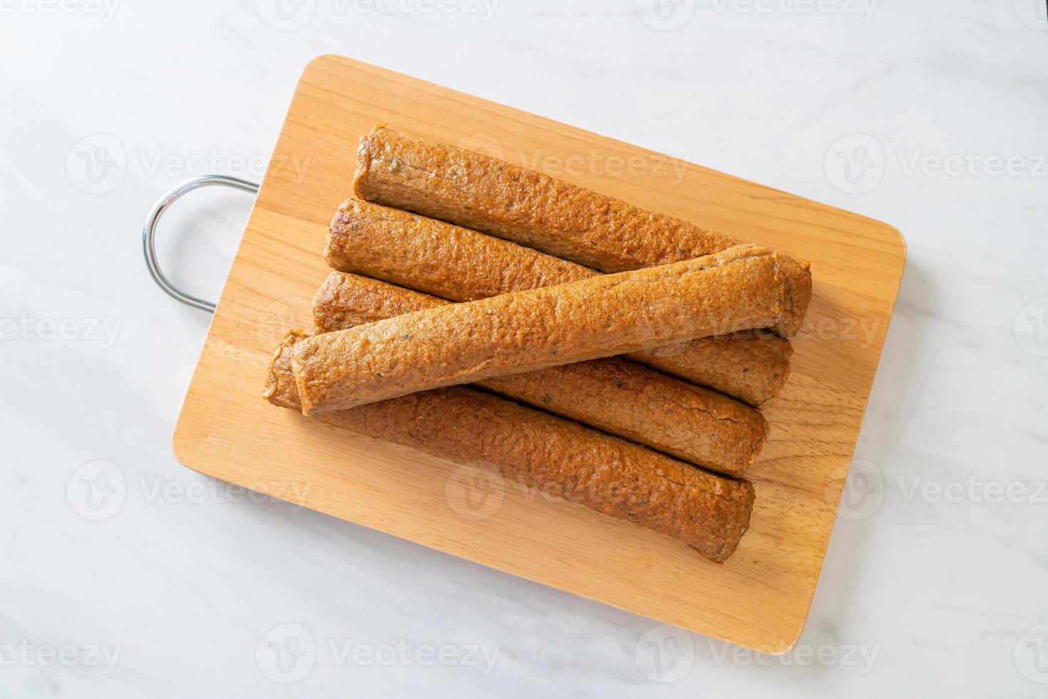 fried fish cake or fish ball photo