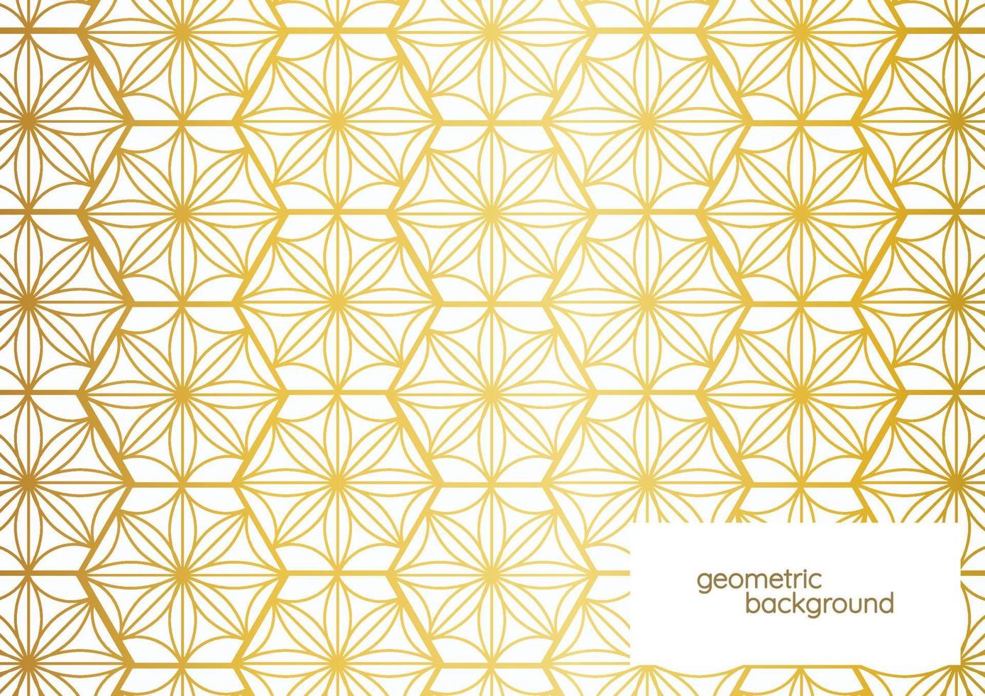 gold geometric background vector pattern design