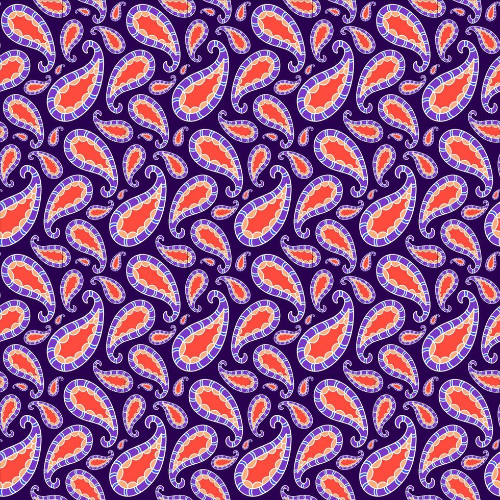 Paisley vector de patrones sin fisuras