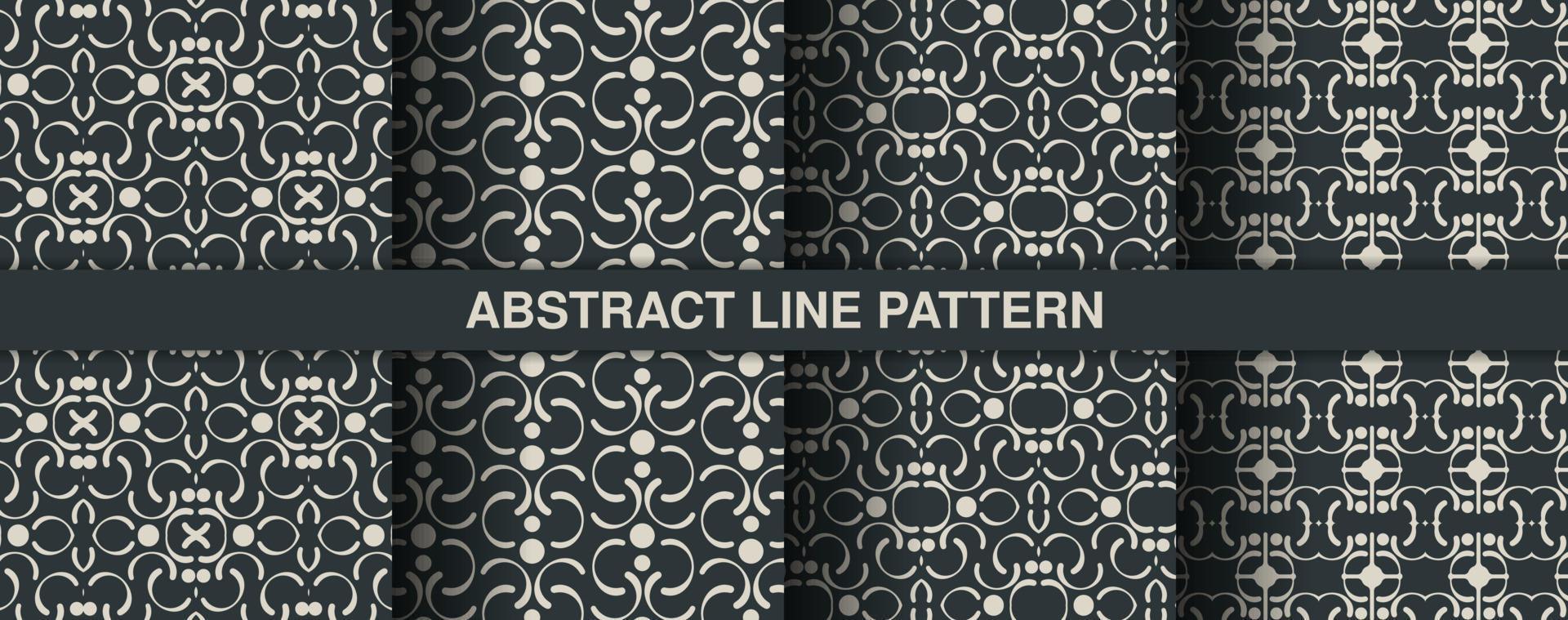 Collection of seamless ornamental ethnic patterns vector