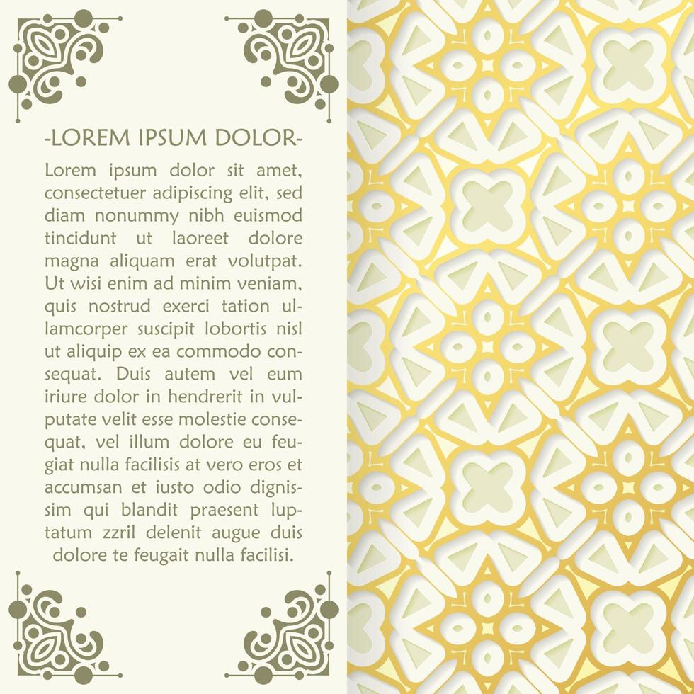 Calligraphic square ornament frame lines vector