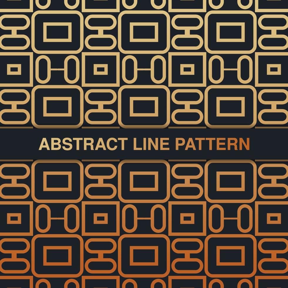 elegant dark and gold geometric pattern background vector