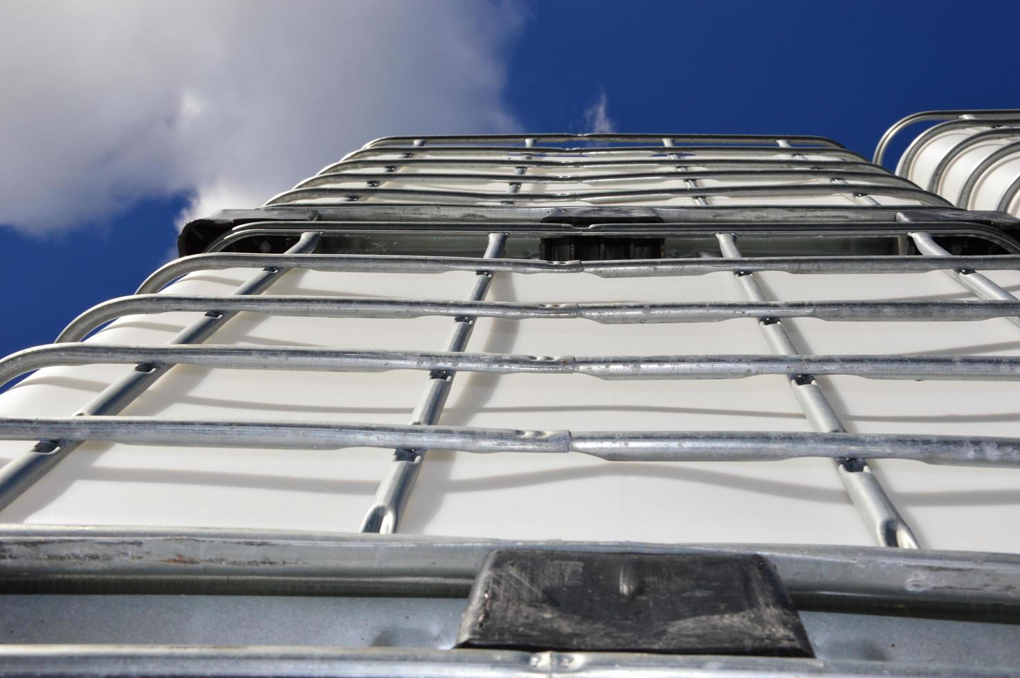 Closeup shot of a water tank photo