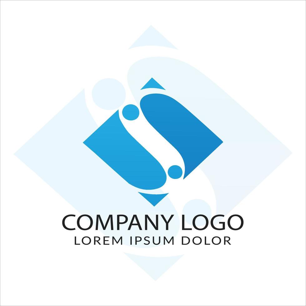 Ship Anchor logo design vector