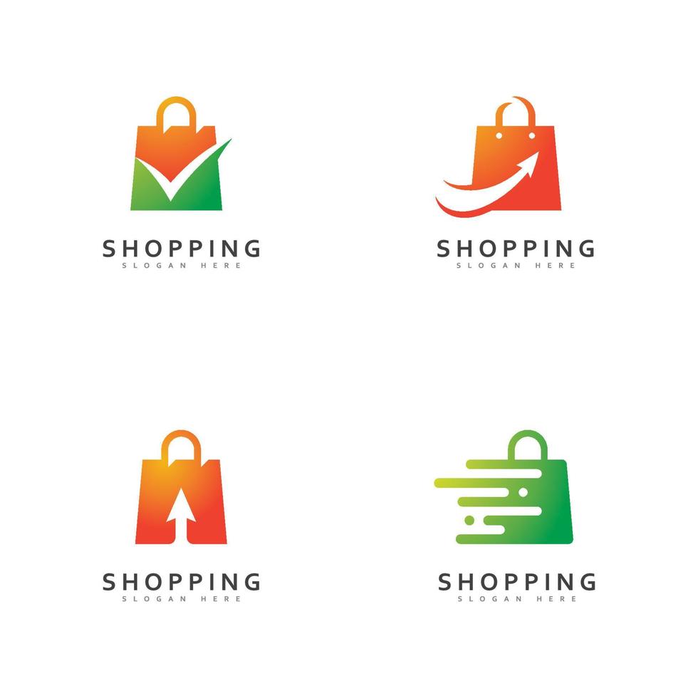 Online Shop Logo Vector, Shop logo design template, illustration,s imple modern and iconic logo vector