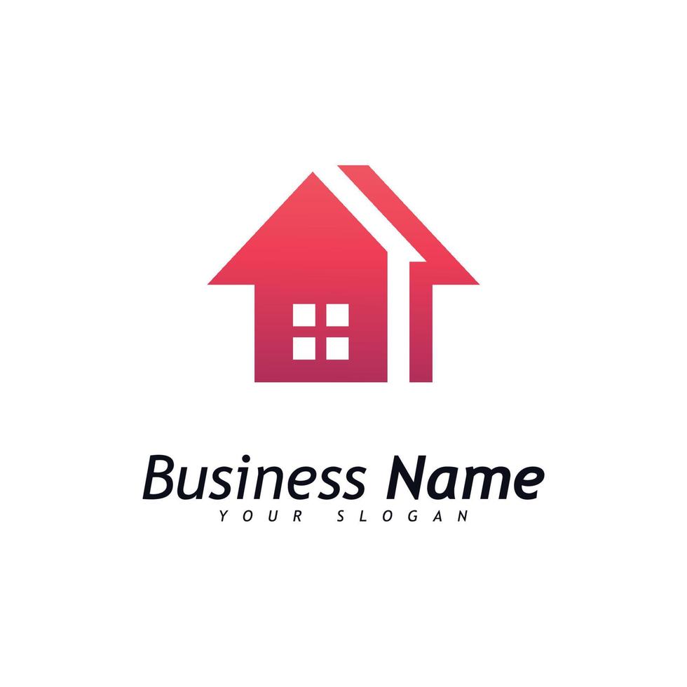 House logo vector template, Creative Real estate and house building icon logo Template