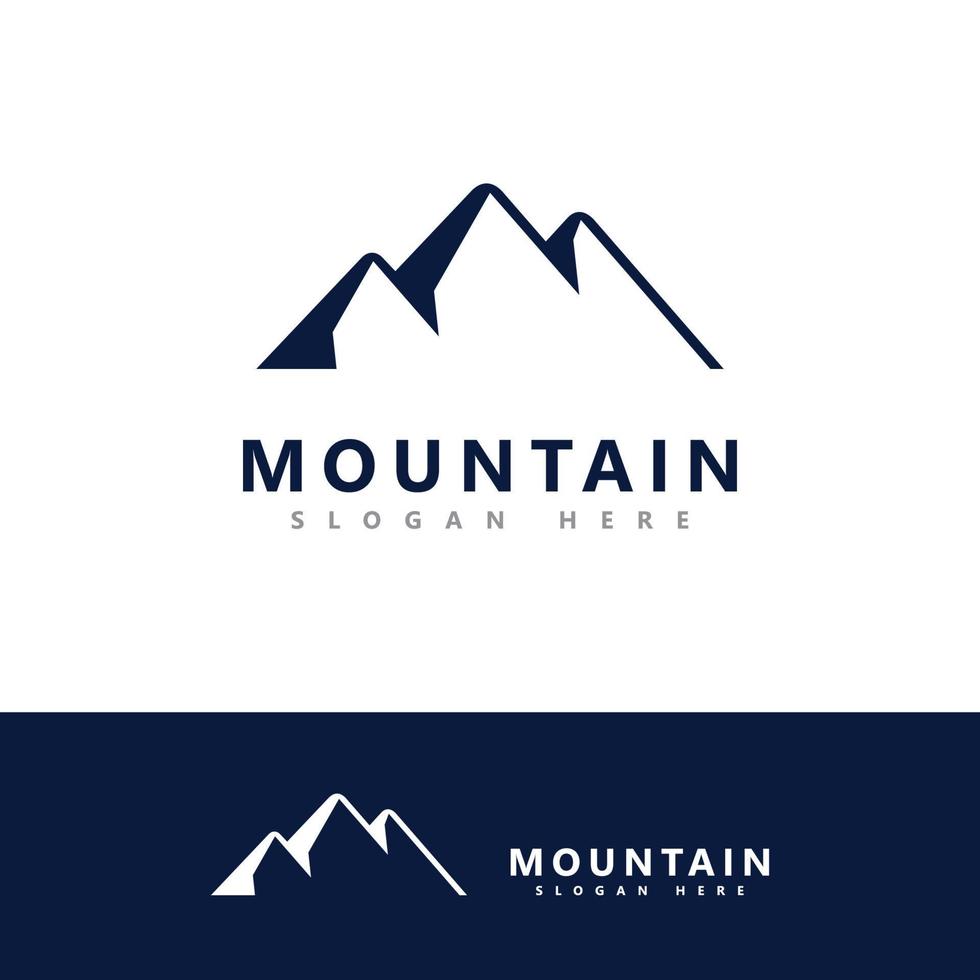 plantillas de logotipo de montaña. diseño de ilustración de icono de vector de plantilla de logotipo de montaña