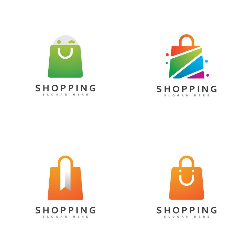 vector de logotipo de tienda en línea, plantilla de diseño de logotipo de tienda, ilustración, logotipo moderno e icónico simple