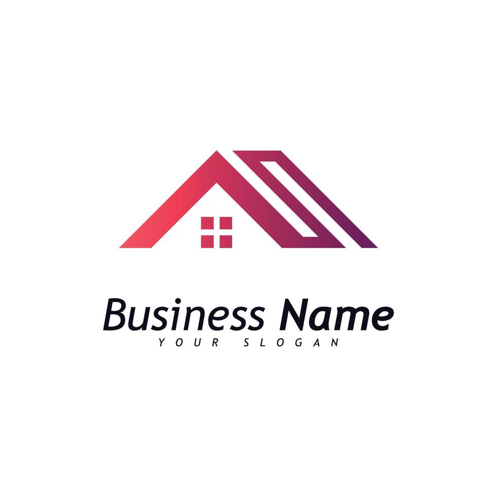 House logo vector template, Creative Real estate and house building icon logo Template