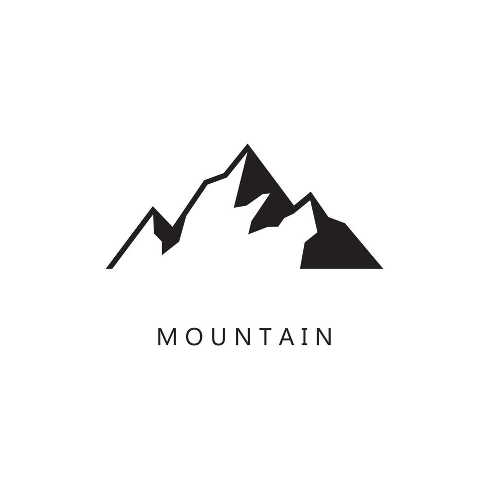 plantillas de logotipo de montaña. diseño de ilustración de icono de vector de plantilla de logotipo de montaña