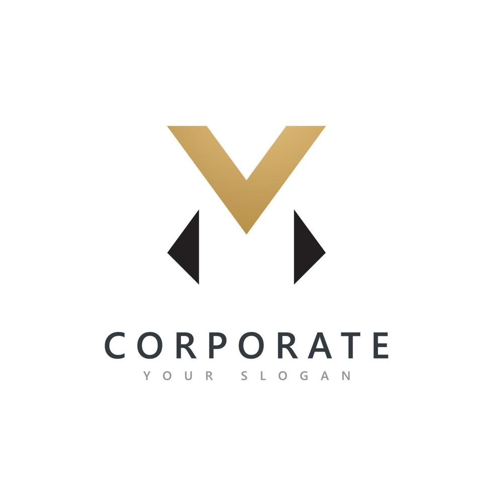 M and V  MV logo vector design, Creative initial logo vector design