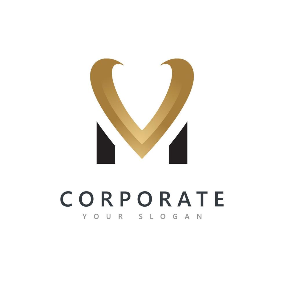 M and V  MV logo vector design, Creative initial logo vector design