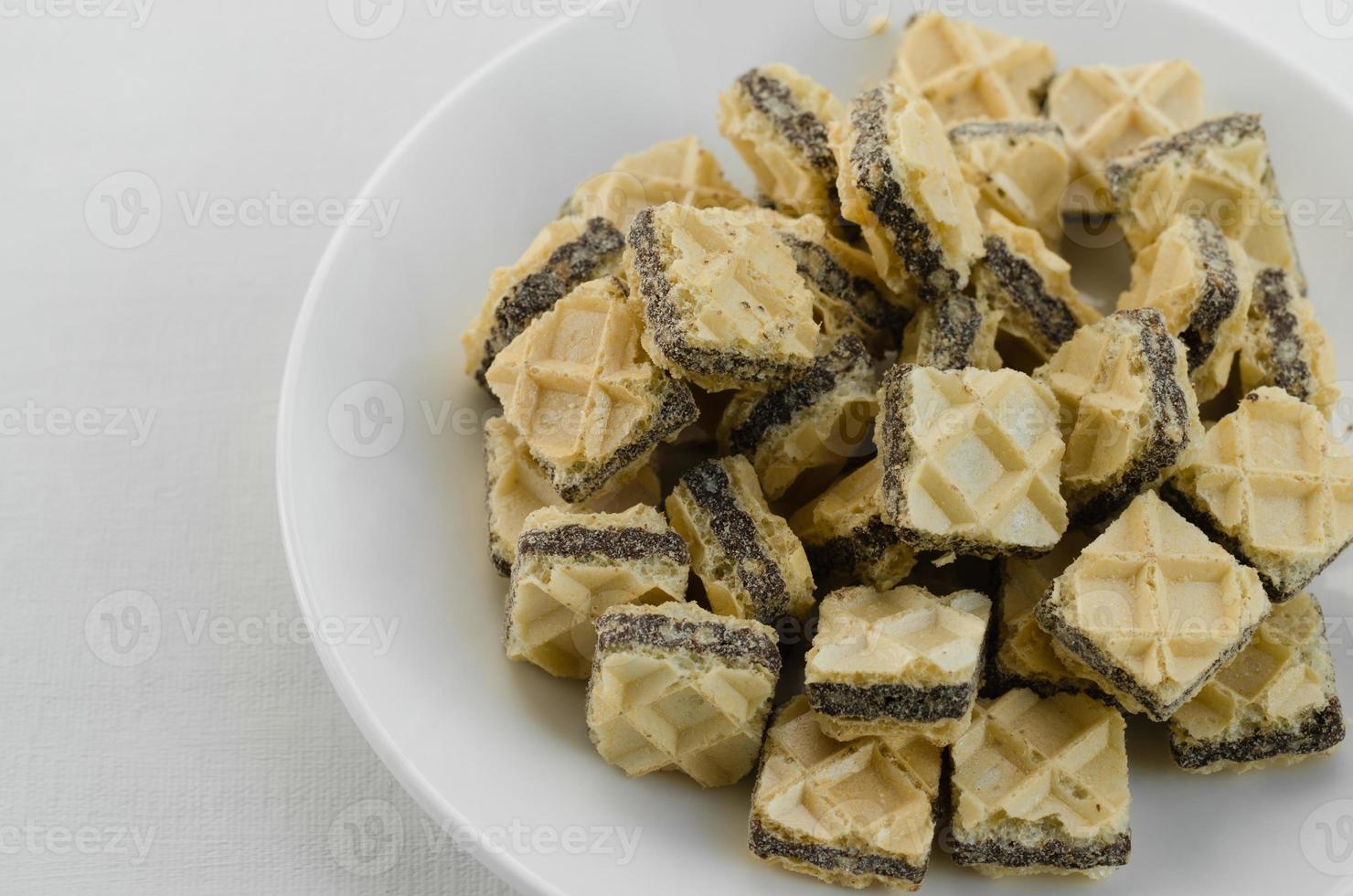 Wafers Snack for Relaxing Time. photo