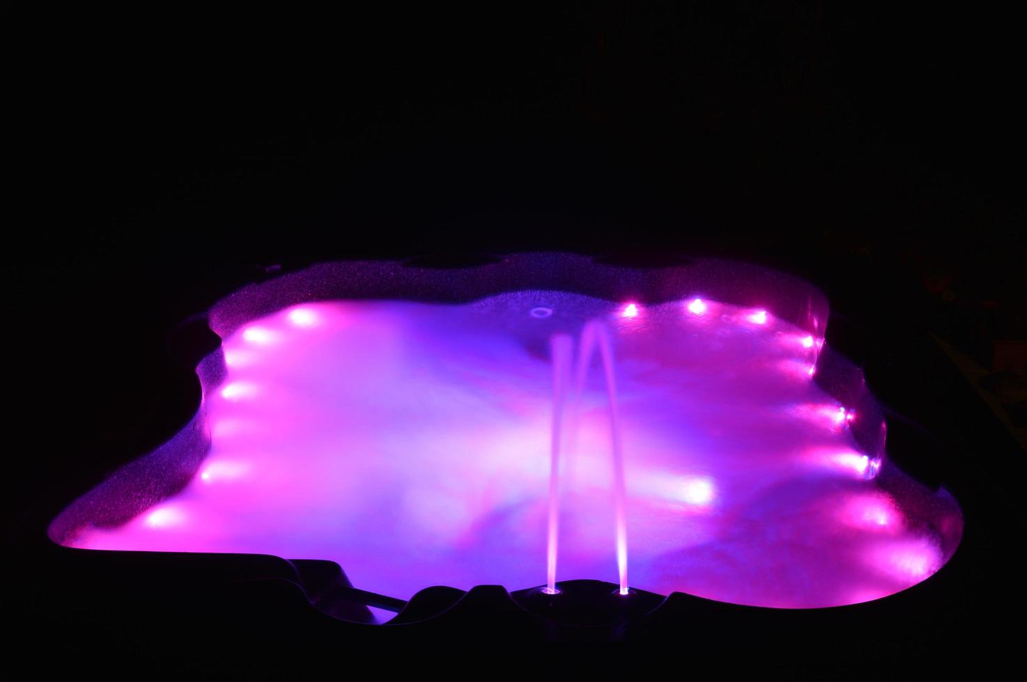 Spa at night, Hot tub at night photo