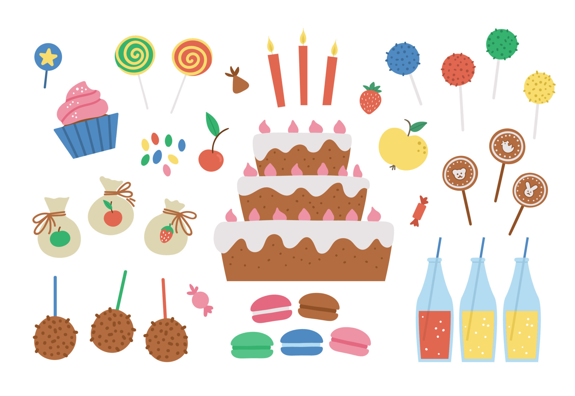 Cute Birthday Cake Clip Art