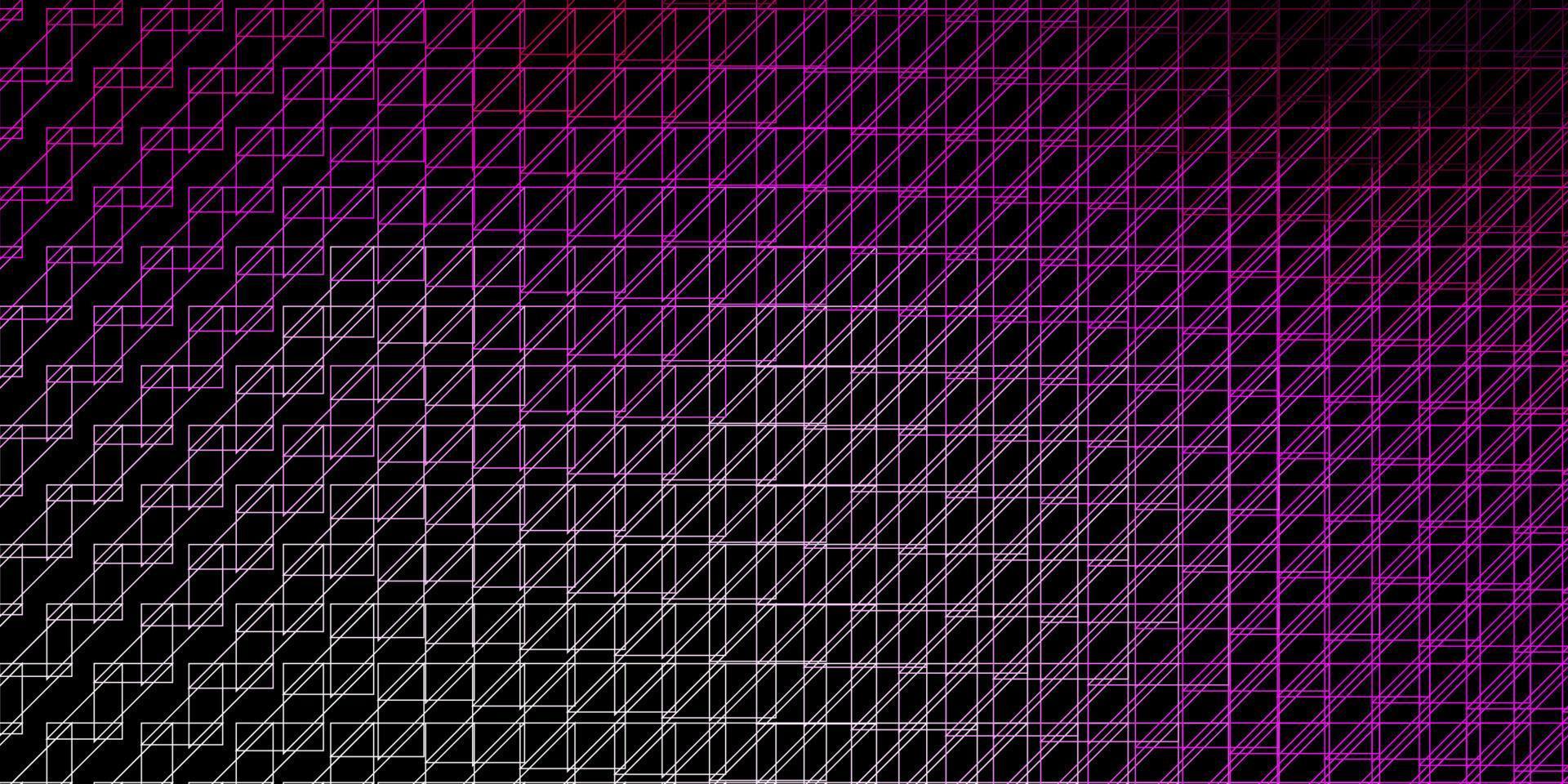 Dark Pink vector texture with lines.
