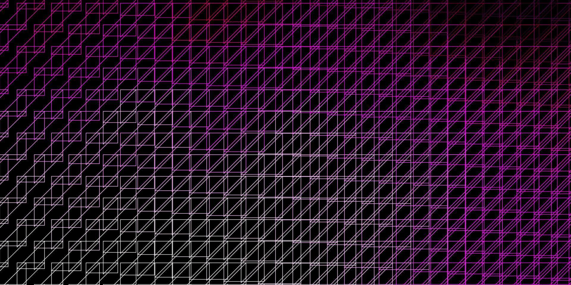 Dark Pink vector texture with lines.