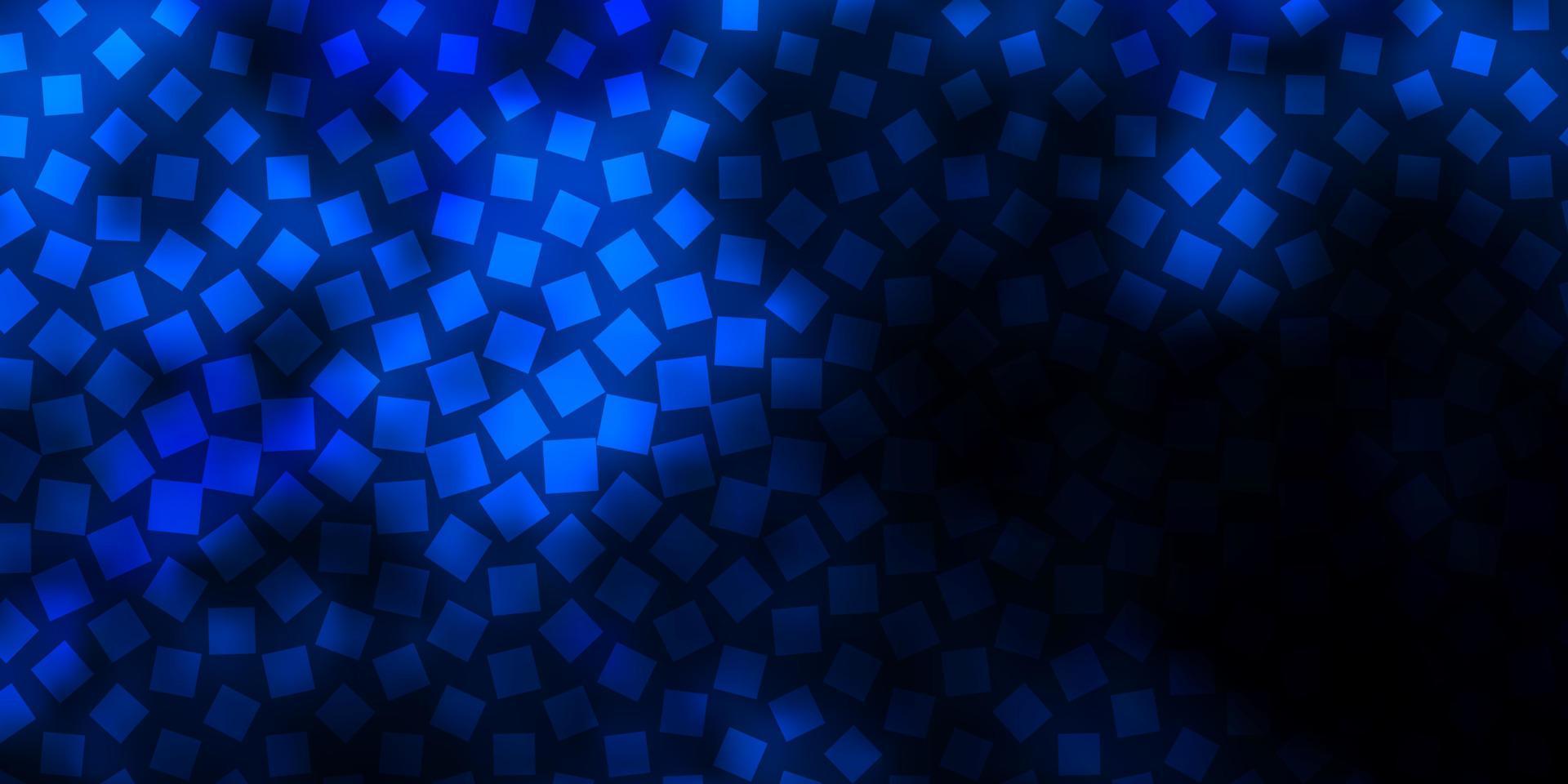 Dark BLUE vector backdrop with rectangles.