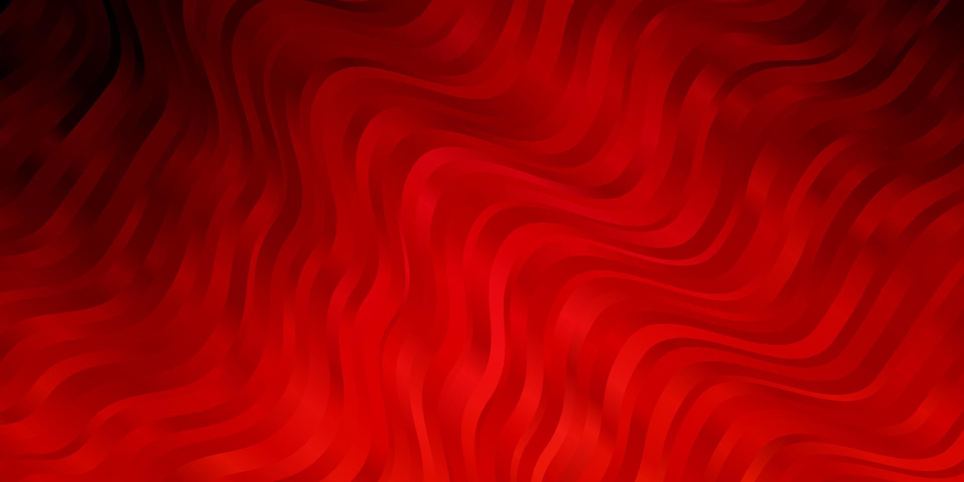 Light Red vector backdrop with bent lines.