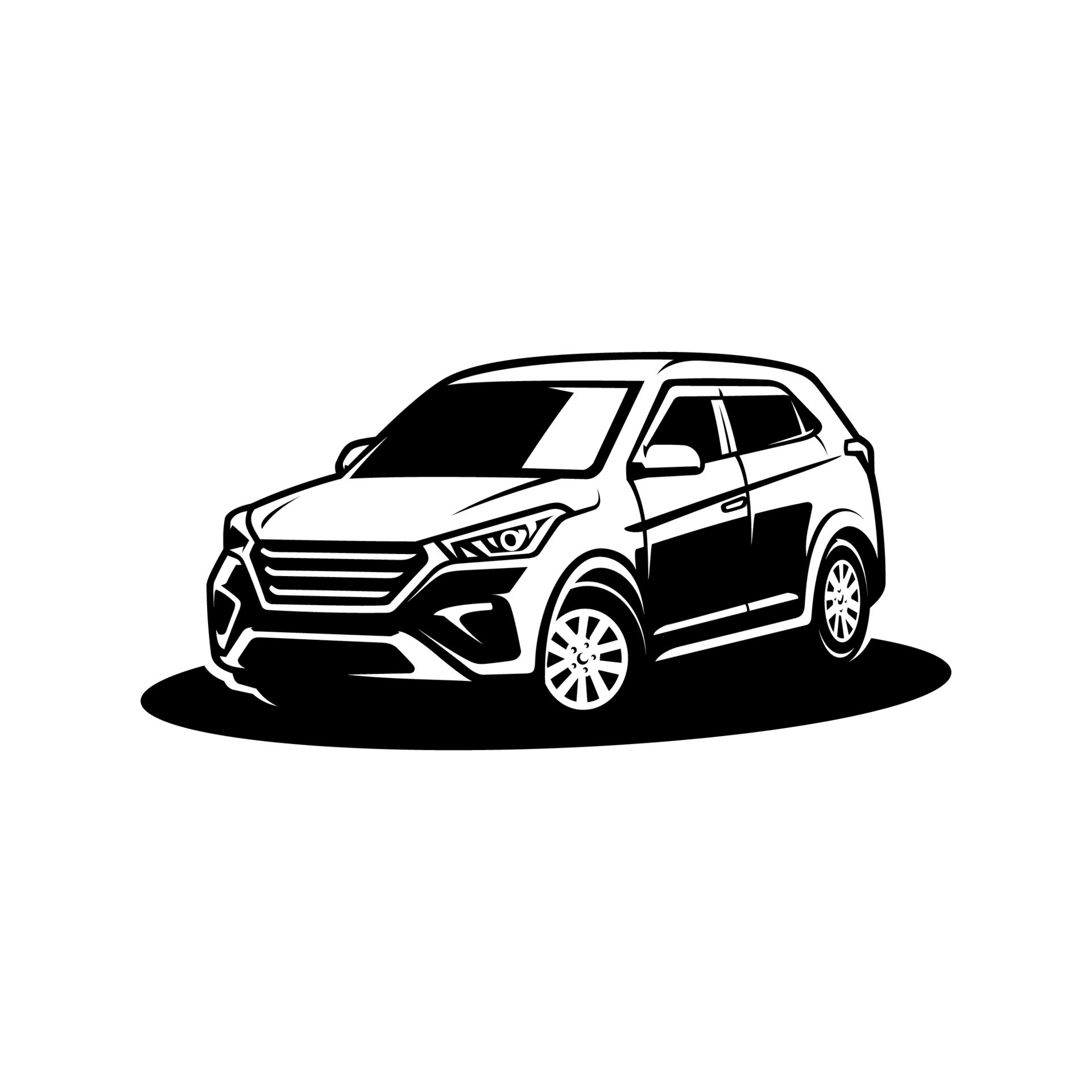 SUV car illustration logo vector 9013567 Vector Art at Vecteezy