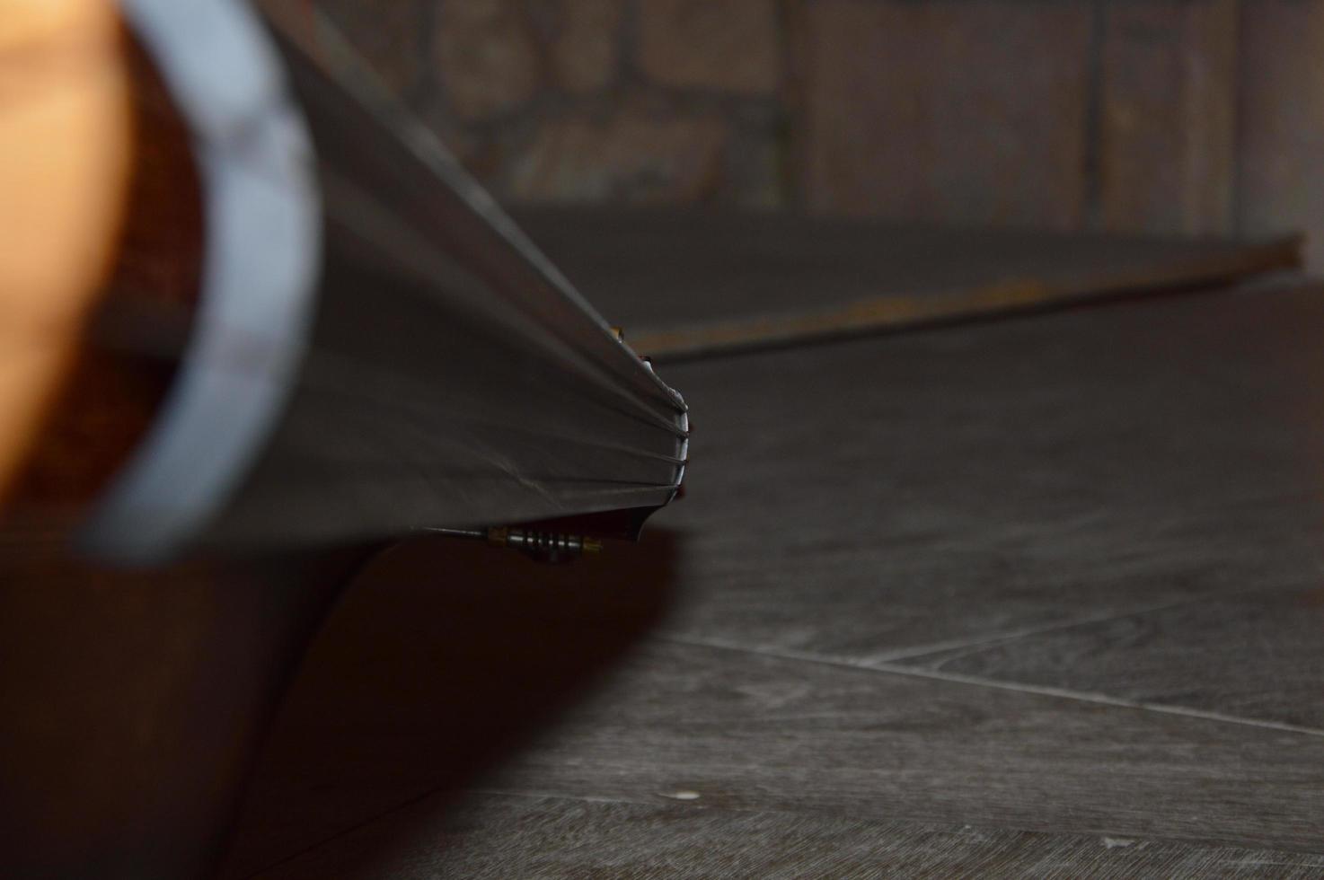 Zoom on a double bass photo