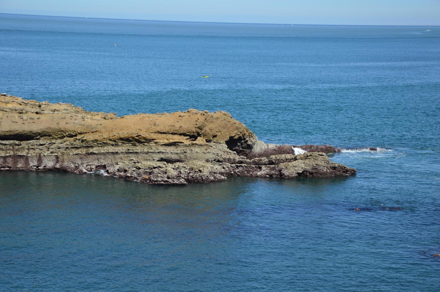 Low tide on the cost from Biarritz photo