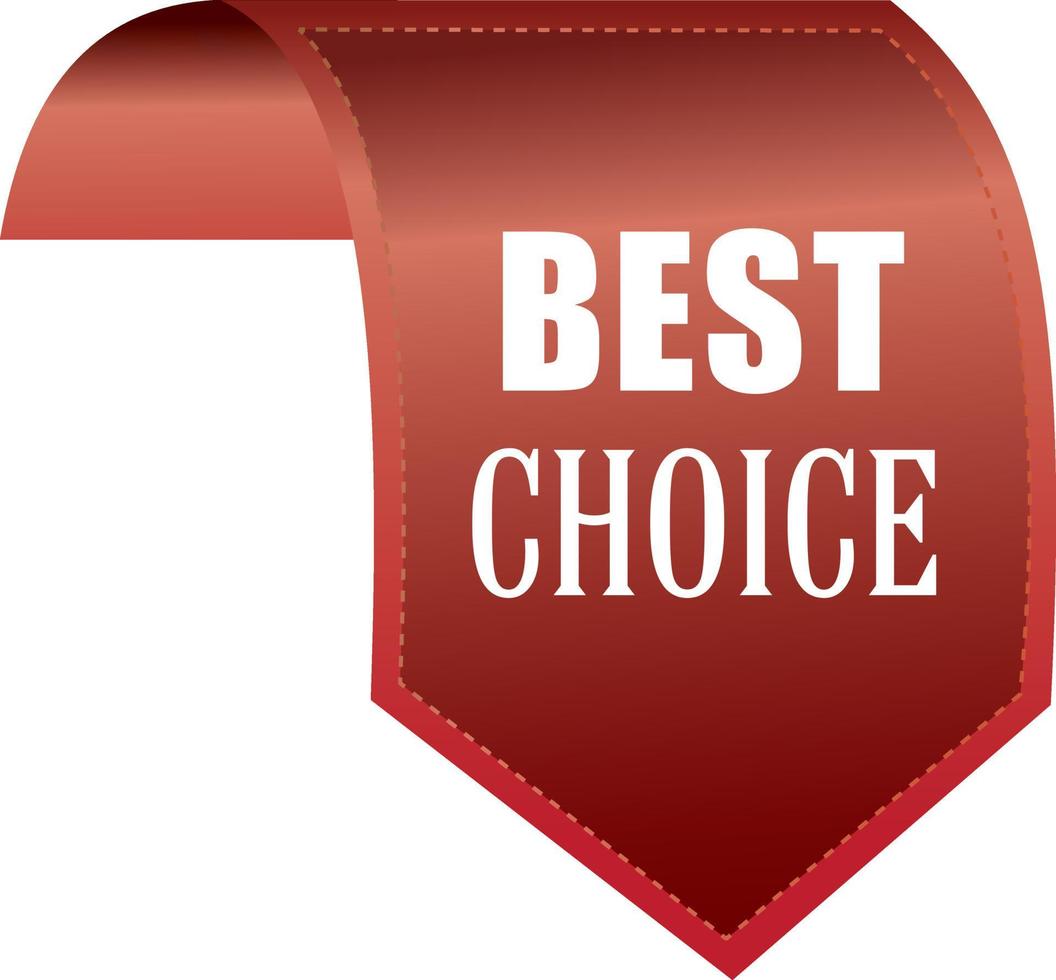 BEST CHOICE vector illustration