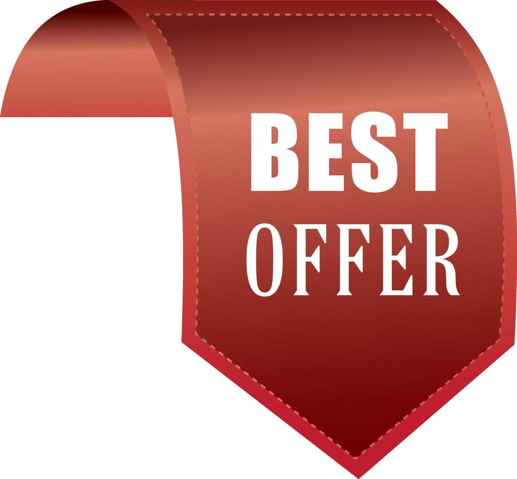 BEST OFFER vector illustration