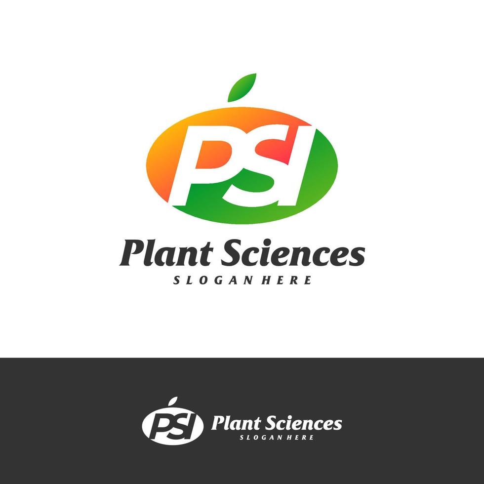 plantilla de vector de diseño de logotipo de letra psi, ilustración de conceptos de logotipo de psi inicial.