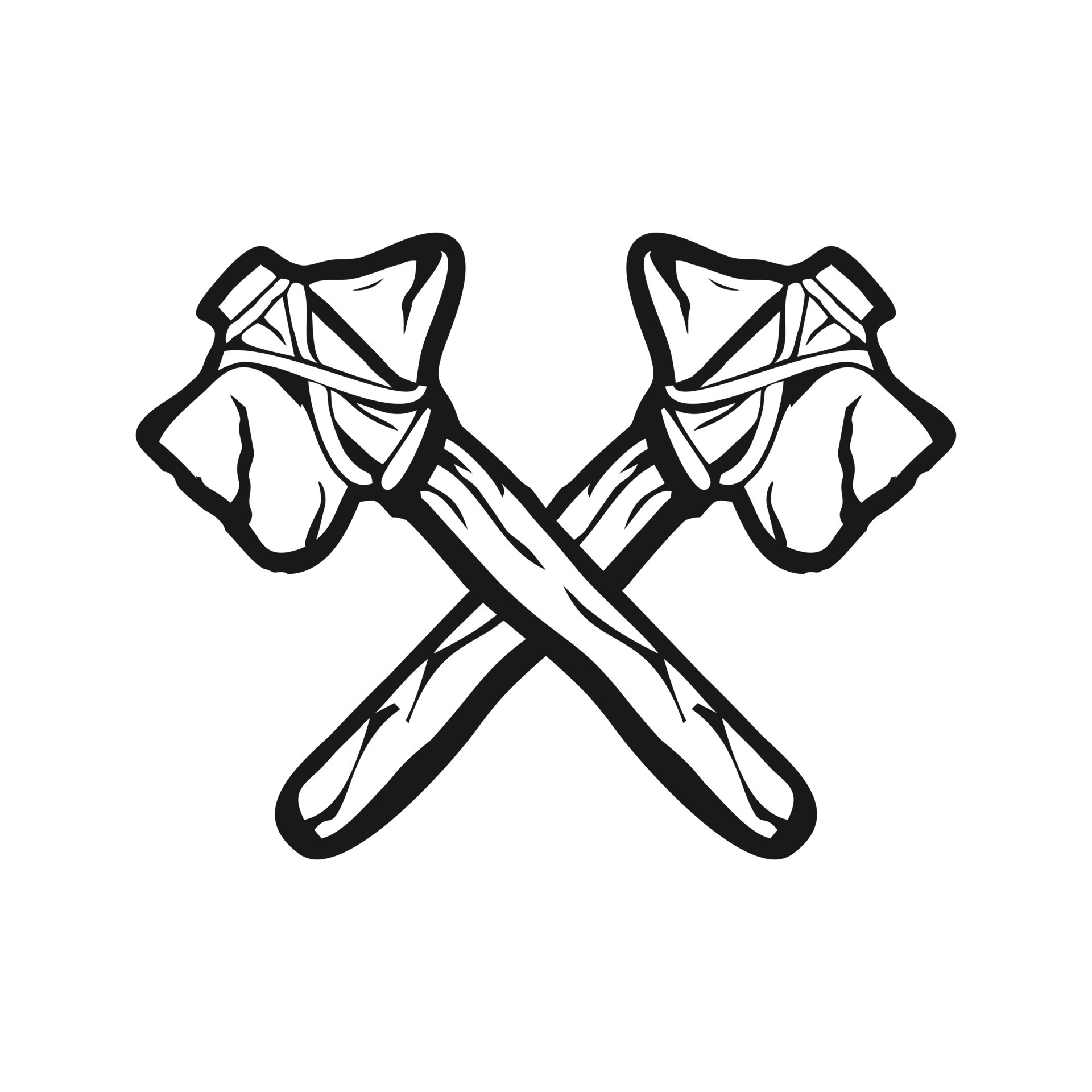 Stone axe isolated. Ancient tool and weapon 9015118 Vector Art at Vecteezy