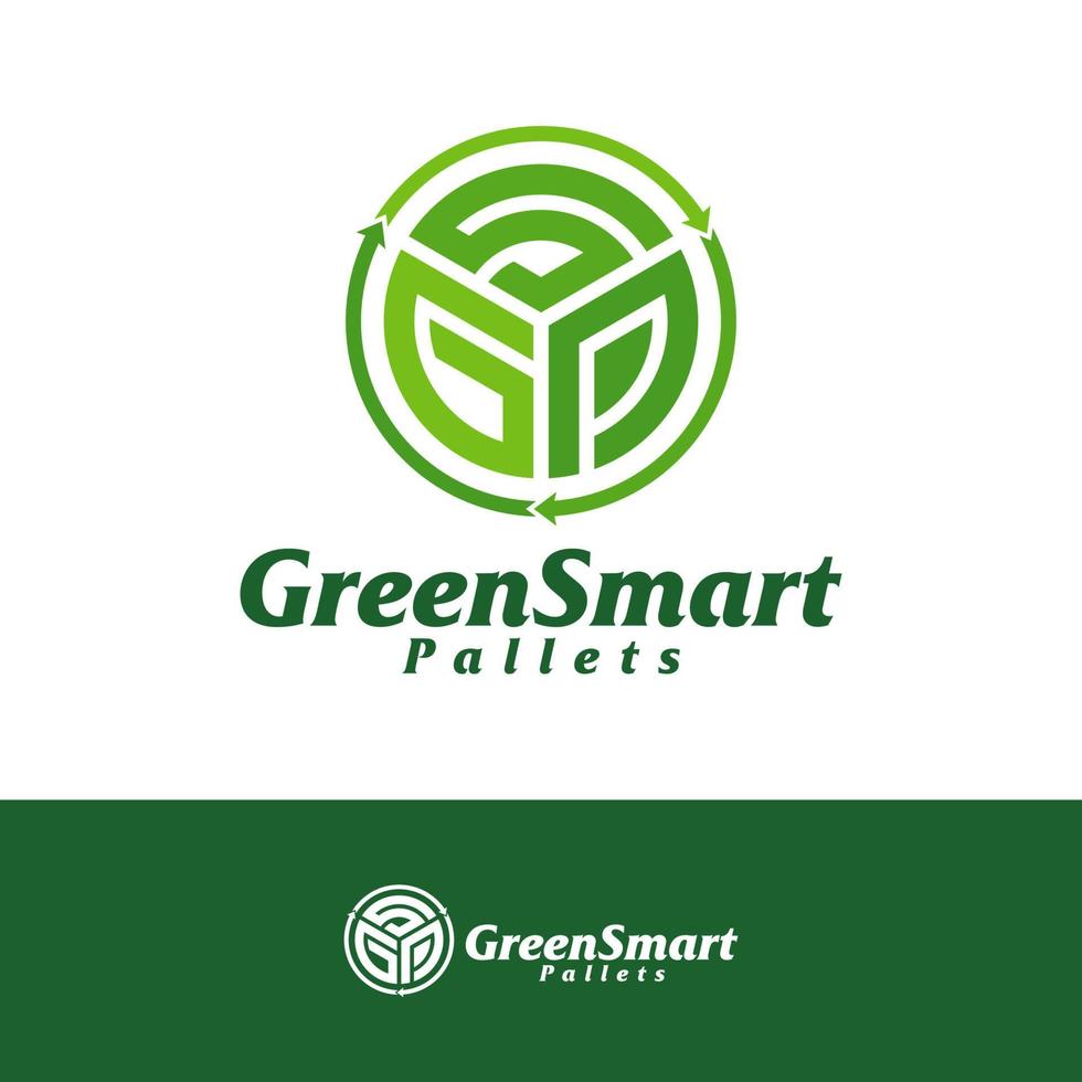 Letter GSP logo design vector template, Initial GSP logo concepts illustration.