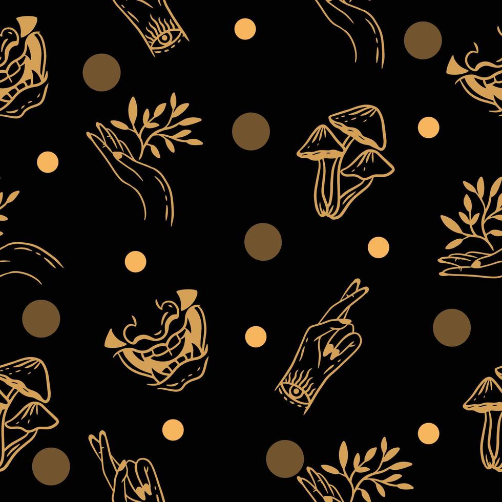 random abstract seamless pattern black circle object wallpaper with design black. vector