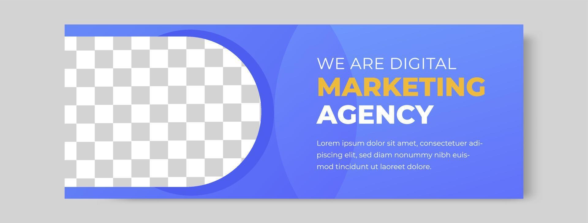 Marketing Agency Banner vector