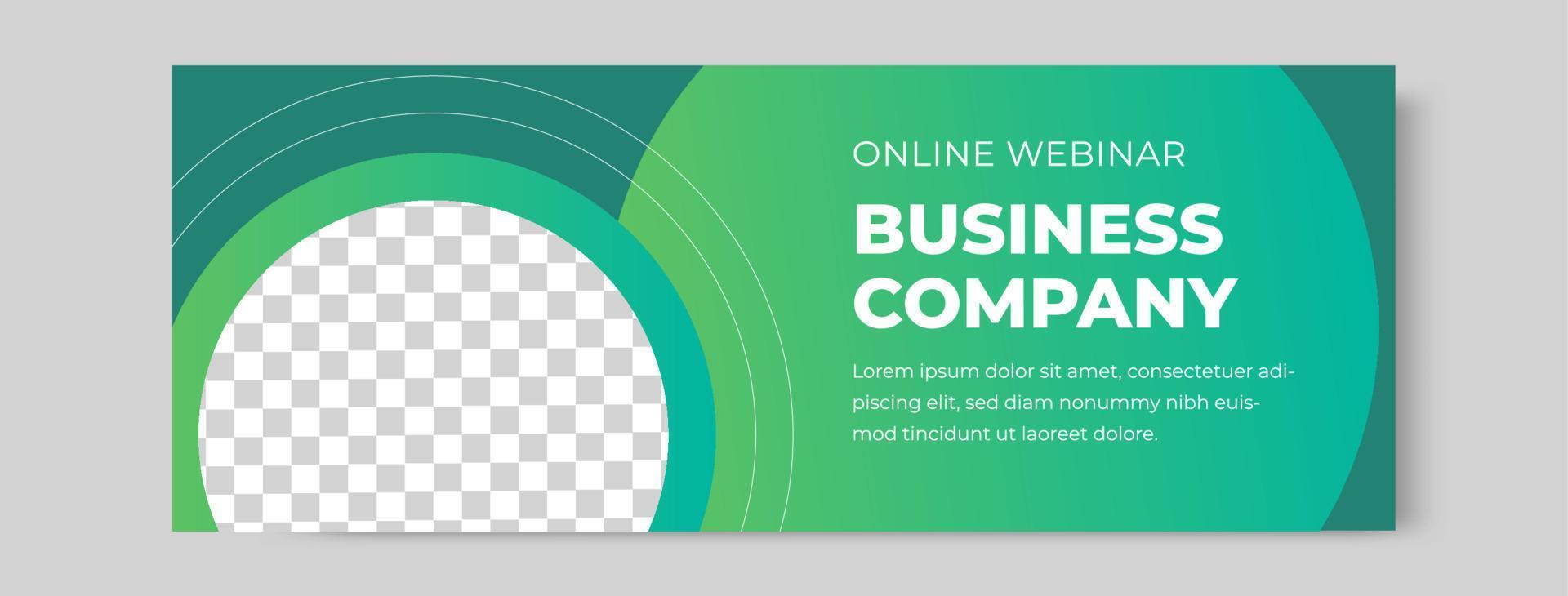 Business Company Banner vector