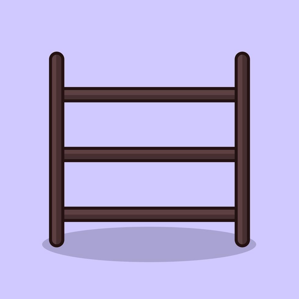 Vector illustration of premium shoe rack and sandals