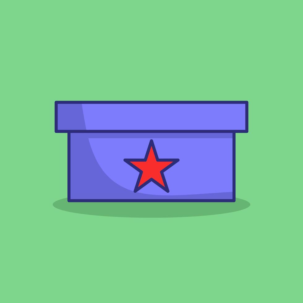 Vector illustration of premium multi-purpose storage box
