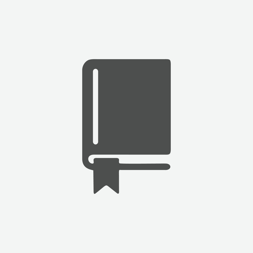 Book vector icon. Isolated book icon vector design.