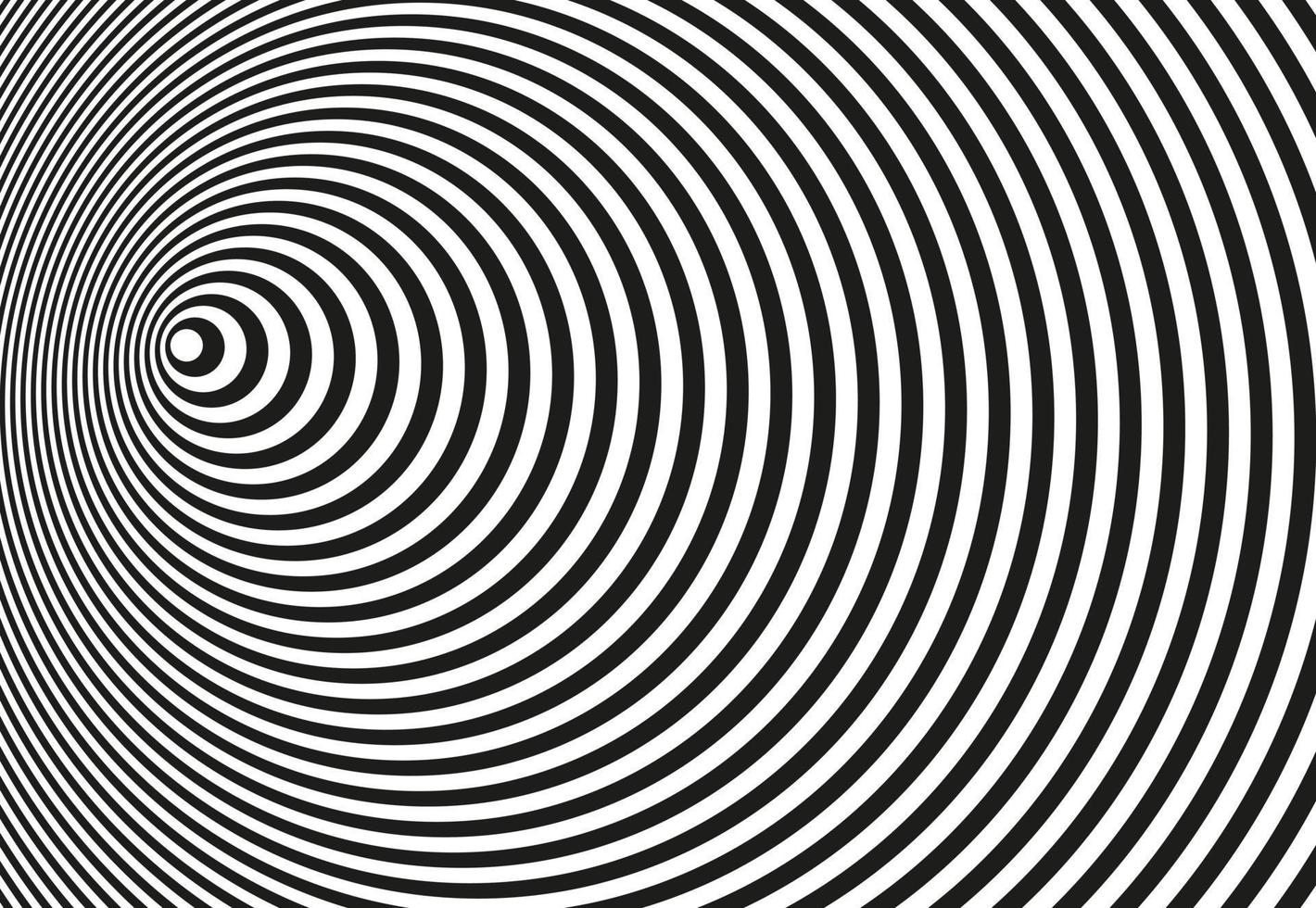 Psychedelic Background Funnel. Optical Tunnel Illusion vector