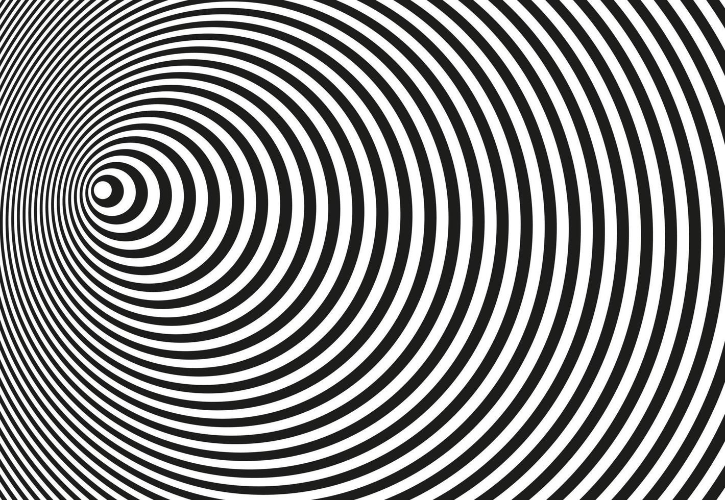 Psychedelic Background Funnel. Optical Tunnel Illusion vector